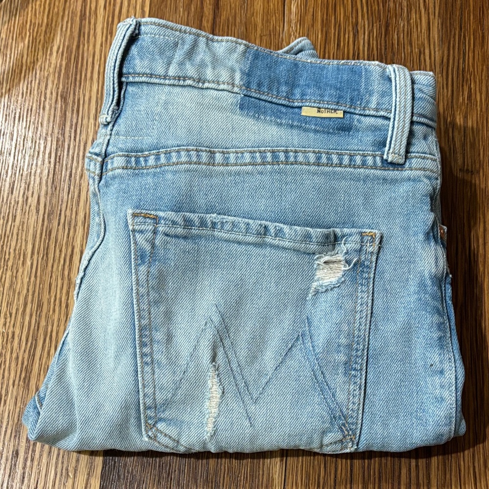 Mother tomcast ankle jeans